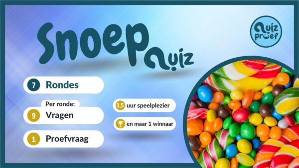 Snoep Quiz en Proeverij