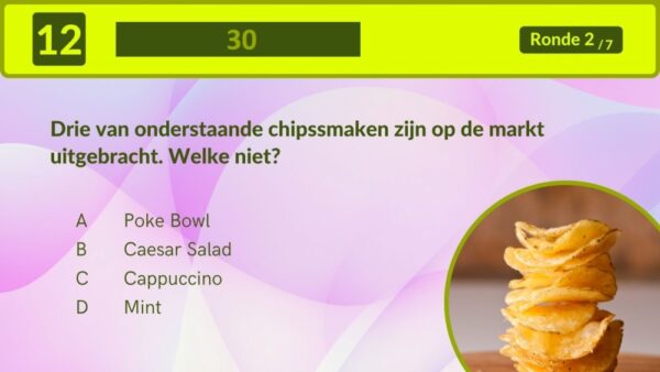 Quiz Chips Voorbeeldvraag 2