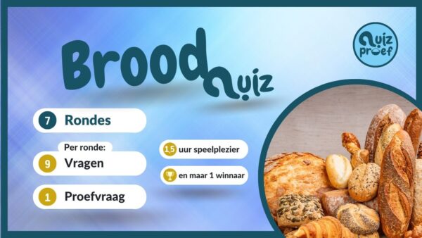 Brood Quiz met Proeverij