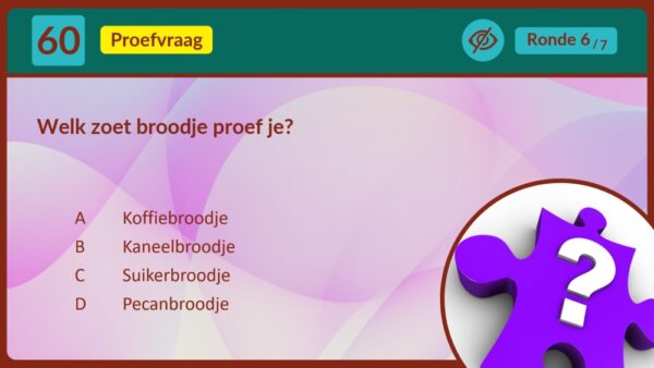 Brood Quiz Proefvraag