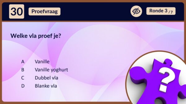 Zuivel Quiz Proefvraag